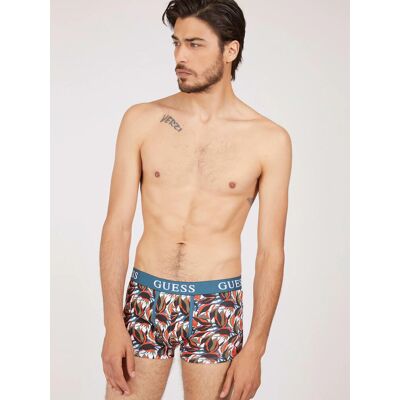 Pánské trenýrky U1BG05K6YW1 P50F oranžová/modrá/ barevná - GUESS XL vícebarevná Pánské trenýrky U1BG05K6YW1 P50F oranžová/modrá/ barevná - GUESS XL vícebarevná