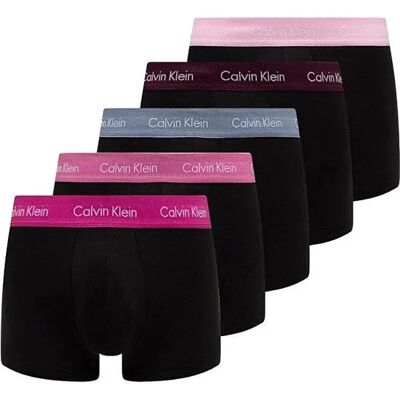 Trenýrky V-day Limited Edition 5pack NB2631A - WGI Odstíny růžové - Calvin Klein S černá Trenýrky V-day Limited Edition 5pack NB2631A - WGI Odstíny růžové - Calvin Klein S černá