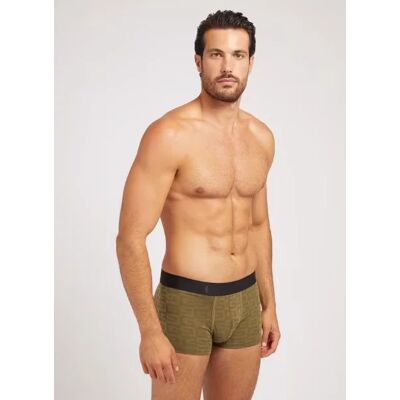 Pánské boxerky 3 pack U2BG01K6YW0 P84S černá/khaki - Guess khaki-černá M Pánské boxerky 3 pack U2BG01K6YW0 P84S černá/khaki - Guess khaki-černá M
