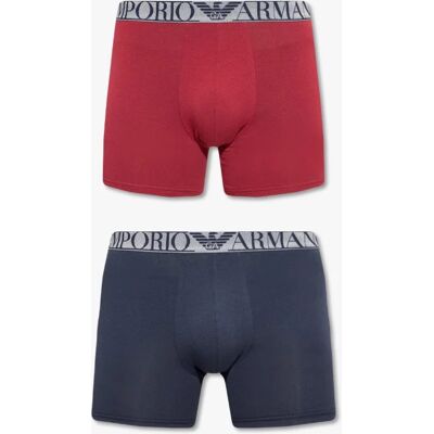 Giorgio Armani Pánské boxerky 2 pack 111912 2F720 61735 tm.modrá/vínová - Emporio Armani tm.modrá-vínová M Giorgio Armani Pánské boxerky 2 pack 111912 2F720 61735 tm.modrá/vínová - Emporio Armani tm.modrá-vínová M