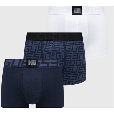 Pánské boxerky 3 pack U3BG01K6YW0 P7CJ modrá/bílá - Guess modrá/bílá M Pánské boxerky 3 pack U3BG01K6YW0 P7CJ modrá/bílá - Guess modrá/bílá M