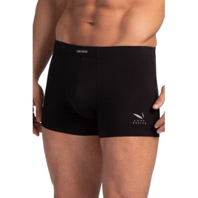 Pánské boxerky M-BAM893SZ 2-PACK černo-šedé - Lama 2XL Pánské boxerky M-BAM893SZ 2-PACK černo-šedé - Lama 2XL