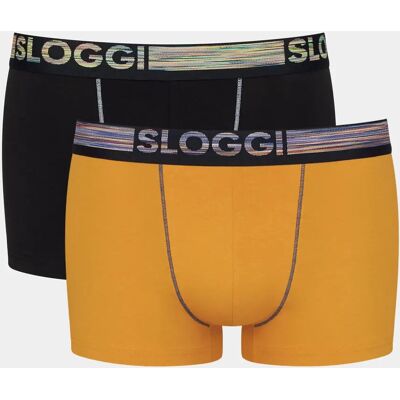 Triumph Boxerky Sloggi men GO ABC Natural Hipster C2P tmavá kombinace modré (M008) 000M Triumph Boxerky Sloggi men GO ABC Natural Hipster C2P tmavá kombinace modré (M008) 000M