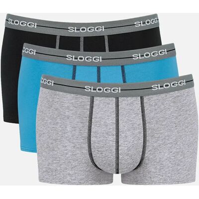 Triumph Pánské boxerky men Start Hipster C3P - Sloggi tmavá kombinace červené (M006) 0006 Triumph Pánské boxerky men Start Hipster C3P - Sloggi tmavá kombinace červené (M006) 0006