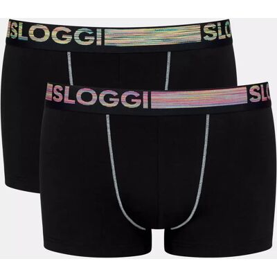 Triumph Pánské boxerky GO ABC 2.0 Hipster 2P - Sloggi černá (0004) 0XXL Triumph Pánské boxerky GO ABC 2.0 Hipster 2P - Sloggi černá (0004) 0XXL