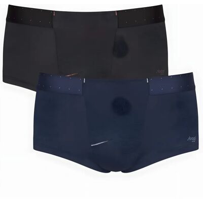 Triumph Pánské boxerky Sloggi men MADE Hipster The Lifeguard 2P modré_černé 1771 000L Triumph Pánské boxerky Sloggi men MADE Hipster The Lifeguard 2P modré_černé 1771 000L
