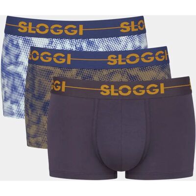 Triumph Pánské boxerky Sloggi men Go Hipster C3P kombinace zelené (M010) 007 Triumph Pánské boxerky Sloggi men Go Hipster C3P kombinace zelené (M010) 007
