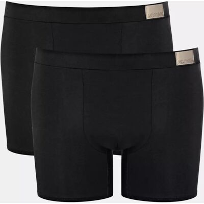 Triumph Pánské boxerky men GO Natural Short C2P - Sloggi tmavá kombinace hnědé (M004) 000L Triumph Pánské boxerky men GO Natural Short C2P - Sloggi tmavá kombinace hnědé (M004) 000L