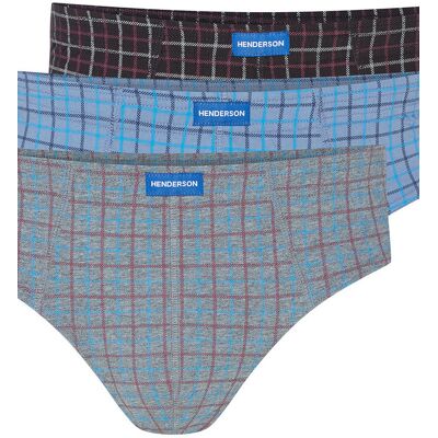 Henderson SLIPY CLASSIC 3P 1446 K674 AW 25 šedomodrá L Henderson SLIPY CLASSIC 3P 1446 K674 AW 25 šedomodrá L