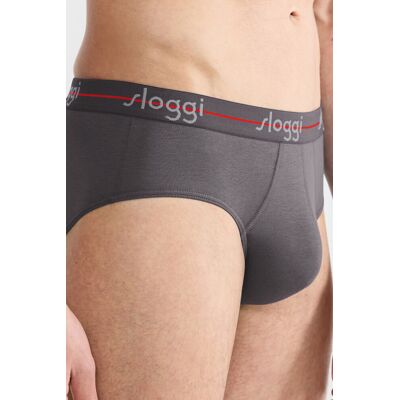 SLOGGI MEN START MIDI 2PACK 0034 SLIPY světle šedá XL SLOGGI MEN START MIDI 2PACK 0034 SLIPY světle šedá XL