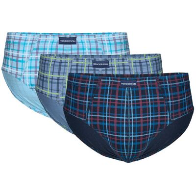 Henderson KLASICKÉ SPODKY 3P 1446 K708 AW26 MODRÁ-ŠEDÁ-TMAVOMODRÁ L Henderson KLASICKÉ SPODKY 3P 1446 K708 AW26 MODRÁ-ŠEDÁ-TMAVOMODRÁ L