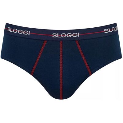 Pánské slipy Sloggi men Start Midi C2P box barevné Barva: BLUE, Velikost: 7 Pánské slipy Sloggi men Start Midi C2P box barevné Barva: BLUE, Velikost: 7