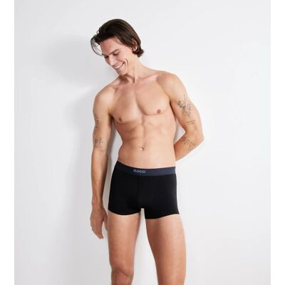 Pánské boxerky EVER Ease Hipster 2P - BLACK - černé 0004 - SLOGGI BLACK XXL Pánské boxerky EVER Ease Hipster 2P - BLACK - černé 0004 - SLOGGI BLACK XXL