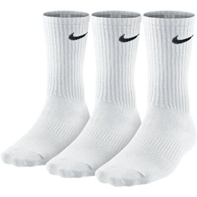 Lehké ponožky Nike Lightweight Crew 3pak SX4704-101 38-42 Lehké ponožky Nike Lightweight Crew 3pak SX4704-101 38-42