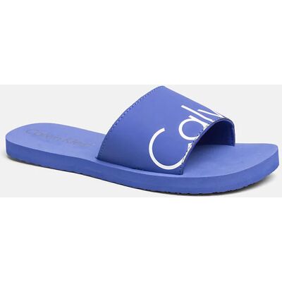 Pantofle KW0KW00398-038 modrá - Calvin Klein 41/42 Modrá Pantofle KW0KW00398-038 modrá - Calvin Klein 41/42 Modrá