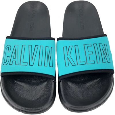 Plážové pantofle KW0KW00728 tyrkysová - Calvin Klein tyrkys 39/40 Plážové pantofle KW0KW00728 tyrkysová - Calvin Klein tyrkys 39/40