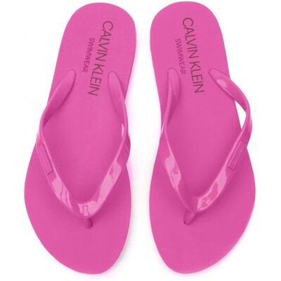 Pantofle KW0KW00395-VCN fialová - Calvin Klein fialová 41/42 Pantofle KW0KW00395-VCN fialová - Calvin Klein fialová 41/42