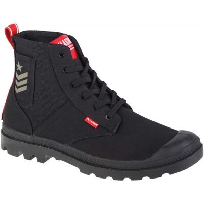Unisex kotníkové boty Pampa Hi Army 78583-008-M Černá - Palladium černá 43 Unisex kotníkové boty Pampa Hi Army 78583-008-M Černá - Palladium černá 43
