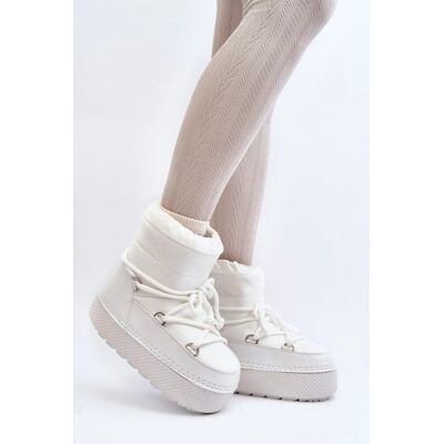 SWEET SHOES Sněhule NB6156 model 191328 bílé - Step in style 35/36 SWEET SHOES Sněhule NB6156 model 191328 bílé - Step in style 35/36