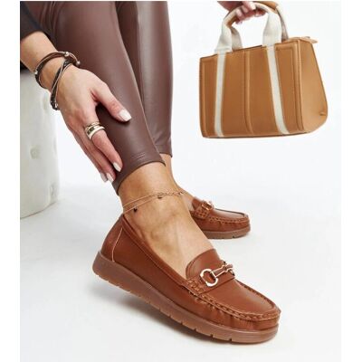 SWEET SHOES Mokasiny 2998 model 207455 hnědé - Solea 39 SWEET SHOES Mokasiny 2998 model 207455 hnědé - Solea 39