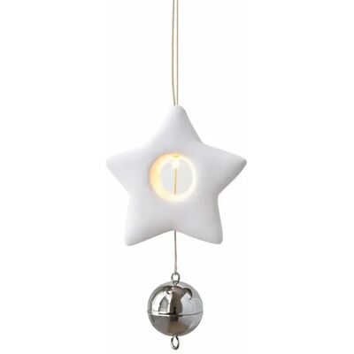 SIRIUS LED závěsná dekorace hvězda 8 cm, na baterie CR2032 SIRIUS LED závěsná dekorace hvězda 8 cm, na baterie CR2032