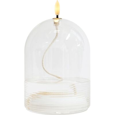 SIRIUS LED olejová lampa Dea, Ø 11 × 15 cm, čirá SIRIUS LED olejová lampa Dea, Ø 11 × 15 cm, čirá