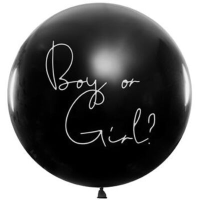 Party Deco Latexový balon kluk nebo holka? - Růžová náplň Party Deco Latexový balon kluk nebo holka? - Růžová náplň