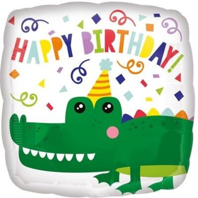 Anagram Foliový balonek Krokodýl Happy Birthday 43 cm Anagram Foliový balonek Krokodýl Happy Birthday 43 cm