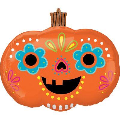Anagram Foliový balonek halloween - Day of the dead - Dýně 60 x 58 cm Anagram Foliový balonek halloween - Day of the dead - Dýně 60 x 58 cm