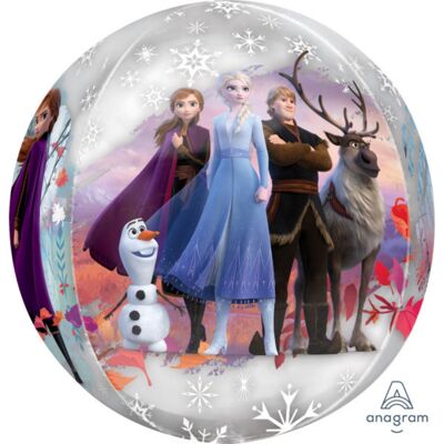 Anagram Foliový balonek koule Orbz Frozen 2 - 40 cm Anagram Foliový balonek koule Orbz Frozen 2 - 40 cm