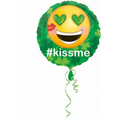 Anagram Foliový balonek - Sv. patrik #kissme - 43 cm Anagram Foliový balonek - Sv. patrik #kissme - 43 cm