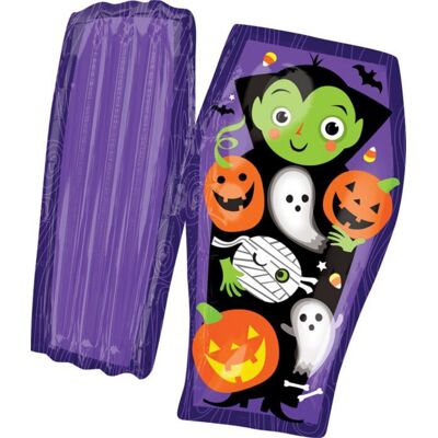 Anagram Foliový multi balonek halloween - otevřená rakev 76 x 78 cm Anagram Foliový multi balonek halloween - otevřená rakev 76 x 78 cm