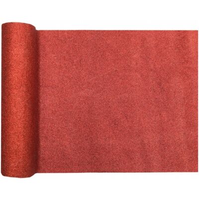 Santex Šerpa 28 cm x 3 m červená s glitry Santex Šerpa 28 cm x 3 m červená s glitry