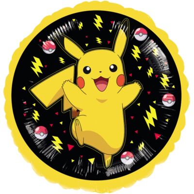 Anagram Foliový balonek kulatý Pokemon Pikachu 2024, 43 cm Anagram Foliový balonek kulatý Pokemon Pikachu 2024, 43 cm