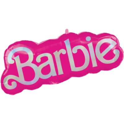 Anagram Fóliový balonek - nápis Barbie 81 cm x 30 cm Anagram Fóliový balonek - nápis Barbie 81 cm x 30 cm