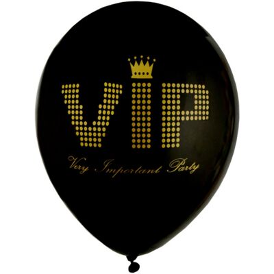 Santex Latexové balonky VIP 23 cm - 8 ks Santex Latexové balonky VIP 23 cm - 8 ks