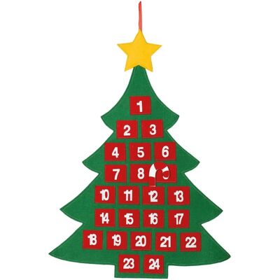 GUIRCA - Stromový Adventní kalendář strom - 55x70 cm - Advent Calendar GUIRCA - Stromový Adventní kalendář strom - 55x70 cm - Advent Calendar