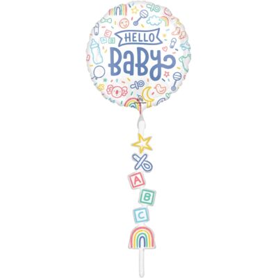 Anagram Jumbo chodící balónek Hello Baby, 60 x 175 cm Anagram Jumbo chodící balónek Hello Baby, 60 x 175 cm