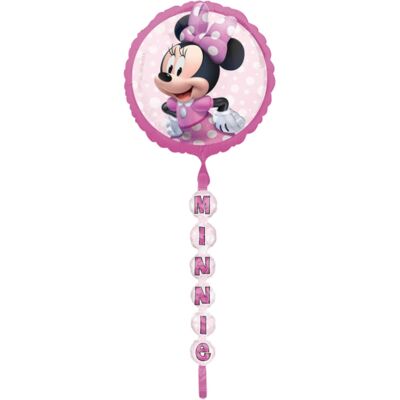 Anagram Jumbo chodící balónek Minnie Mouse, kulatý, 60 x 175 cm Anagram Jumbo chodící balónek Minnie Mouse, kulatý, 60 x 175 cm