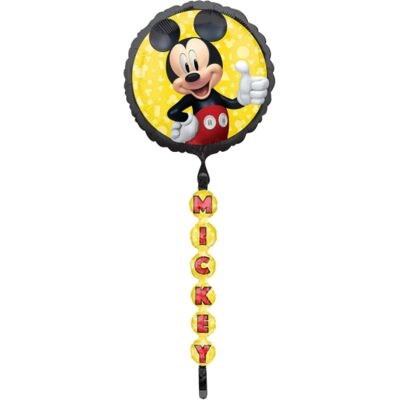 Anagram Jumbo chodící balónek Mickey Mouse, kulatý, 60 x 175 cm Anagram Jumbo chodící balónek Mickey Mouse, kulatý, 60 x 175 cm