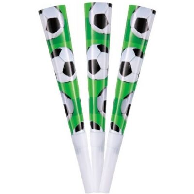 Unique Party trumpetky 3d Fotbal 6 ks Unique Party trumpetky 3d Fotbal 6 ks