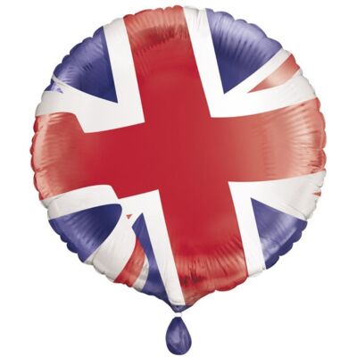 Unique Fóliový balónek Britská vlajka 45 cm Unique Fóliový balónek Britská vlajka 45 cm