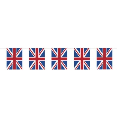 Unique Vlaječková girlanda Britská vlajka 10 m Unique Vlaječková girlanda Britská vlajka 10 m