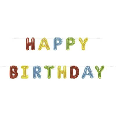 Unique Banner Happy Birthday – 2 ks, 270 cm Unique Banner Happy Birthday – 2 ks, 270 cm