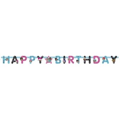 Unique Banner Happy Birthday LOL Surprise – 182 cm Unique Banner Happy Birthday LOL Surprise – 182 cm