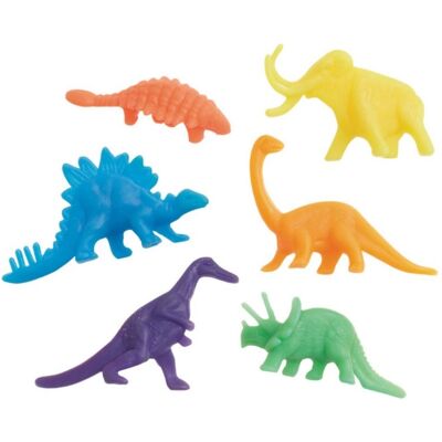 Unique Plastové dinosauří figurky barevné – 12 ks Unique Plastové dinosauří figurky barevné – 12 ks