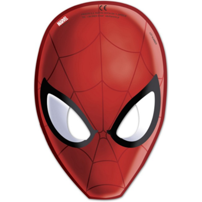 Procos s.a. Party papírové masky Spiderman 6 ks Procos s.a. Party papírové masky Spiderman 6 ks