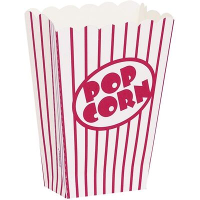 Unique Krabičky na popcorn Retro, 8 ks Unique Krabičky na popcorn Retro, 8 ks