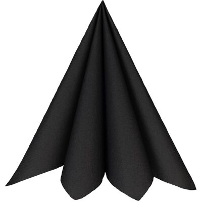 Santex Ubrousky Airlaid černé 40 x 40 cm – 20 ks Santex Ubrousky Airlaid černé 40 x 40 cm – 20 ks