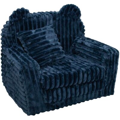 Fimex Dětské křesílko Plush tmavě modré Fimex Dětské křesílko Plush tmavě modré